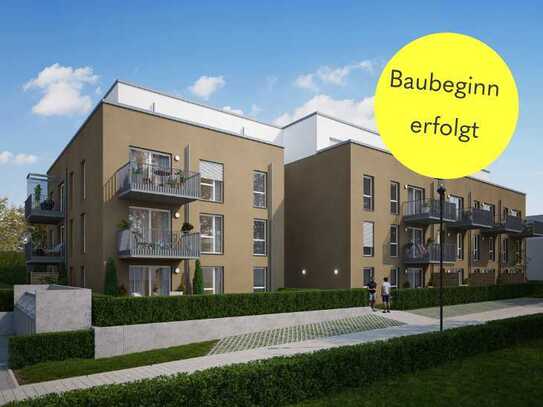 Moderne 2-Zimmer-Neubau-Wohnung im EH-40-Standard