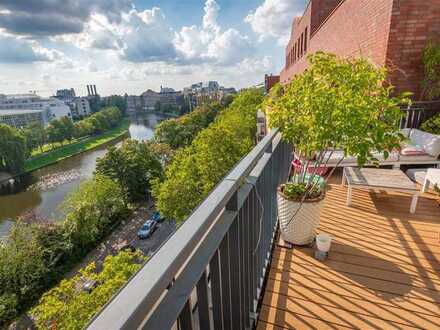3-Zimmer Dachgeschosswohnung mit Spreeblick und großer Dachterrasse
