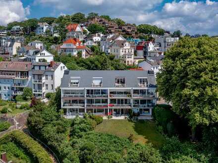 ULI VOGELER GmbH -VERMIETETE 3-ZI-MAISONETTE-WHNG MIT TRAUMHAFTEN PANORAMA-ELBBLICK -ERBPACHT- WE 3
