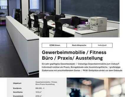 Vielseitige Gewerbeimmobilie zum Verkauf! Individuell nutzbar als Praxis, Bürogebäude, Ausstellung