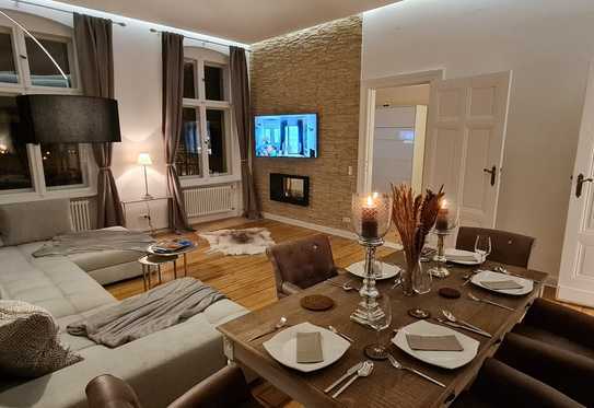 ++DIPLOMATS RENTAL+FURNISHED APARTMENT+CITYCENTER+SCHÖNEBERG+FITTED KITCHEN+6 PERSONS POSSIBLE++