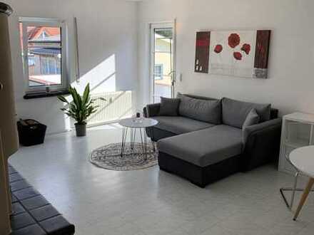 2 Zimmer-Wohnung in bester Lage von Griesheim mit Kamin und Terrasse