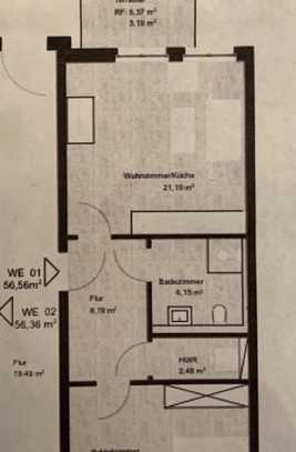 Stilvolle, neuwertige 2-Zimmer-Terrassenwohnung mit Balkon und EBK in Berlin