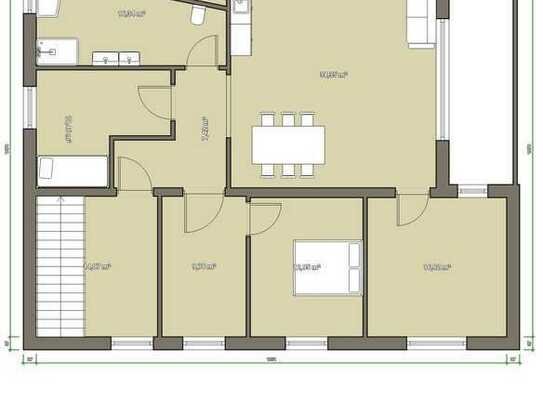 Ansprechende und neuwertige 5-Zimmer-Wohnung mit Balkon und EBK in Tengen