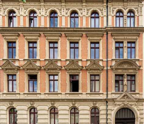 Blick Richtung Rosental 2-Zimmer-DG Whg. in Leipzig - direkt vom Eigentümer