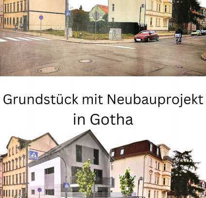 Grundstück mit genehmigten Neubauprojekt in Gotha