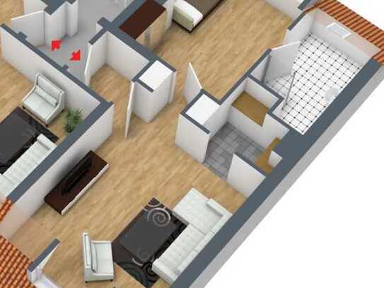 Moderne 2 -Zimmer Wohnung in zentraler Lage von Gelsenkirchen