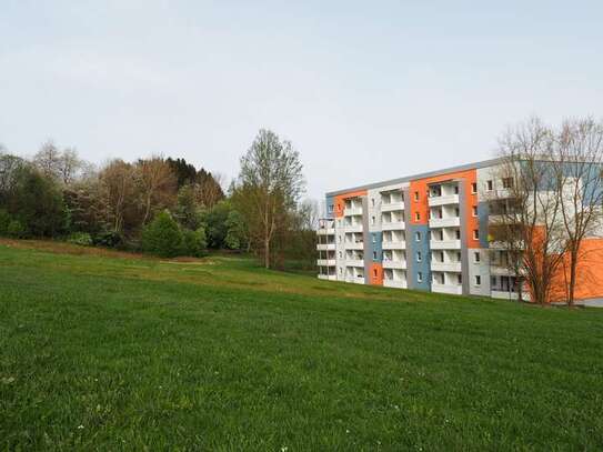 gemütliche Wohnung mit Balkon und Blick ins Grüne