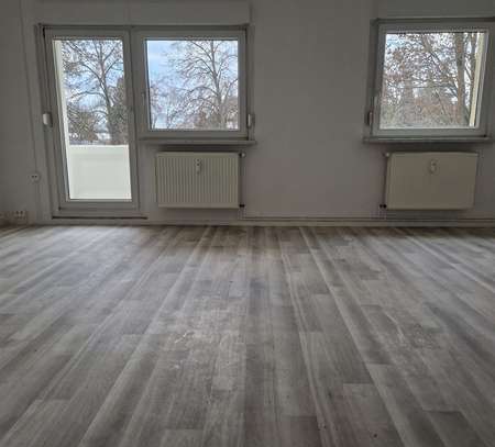 Hier lädt ein großes Wohnzimmer zum Verweilen ein - großzügige 3 Raumwohnung mit Balkon!