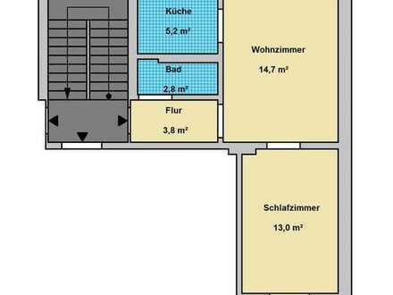 2-Raumwohnung in der Schlosserstraße