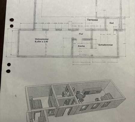 Ein renovierungsbedürftiger Bungalow mit viel Potenzial und kleinem Garten wartet auf neue Mieter!