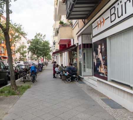 HOMESK - Laden- oder Büroeinheit mit Schaufenster und großem Lagerraum nahe Schloss Charlottenburg