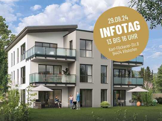 NEUBAU-ERGESCHOSSWOHNUNG mit Terrasse in Vilshofen – Ihr neues Wohnparadies!