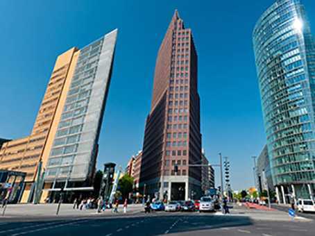 Flexible luxuriöse Büroräume und Coworking im P1 am Potsdamer Platz - All-in-Miete