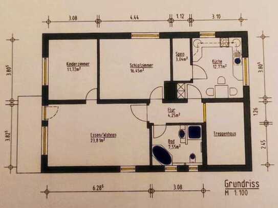 helle, moderne 3-Zimmer-Wohnung