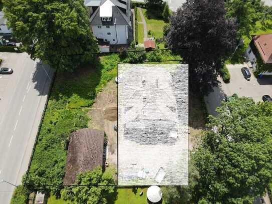 In zentraler Lage von Sonthofen - Baugrundstück mit Baugenehmigung für 11 Einheiten