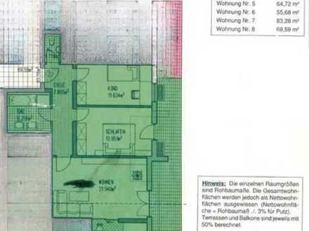 Sonnige 3-Raum-Terrassenwohnung mit EBK in Pfronten