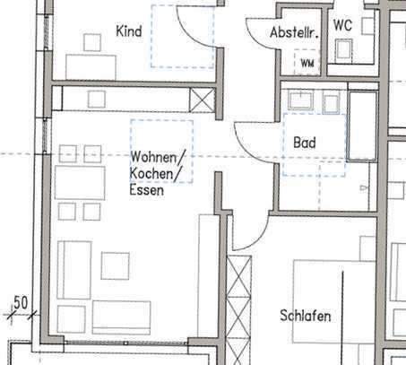 Barrierefreie 3 Zimmerwohnung im Ortskern