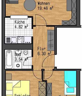 Freundliche 3-Zimmer-Wohnung in Leipzig