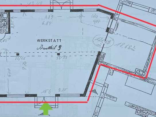 ehem. Werkstatt für Produktion oder Lager zu vermieten - optional zusätzliche Fläche möglich