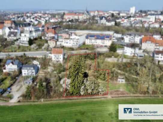 Grundstück zwischen Alt- und Neustadt mit unverbaubarem Blick auf die Diemelaue