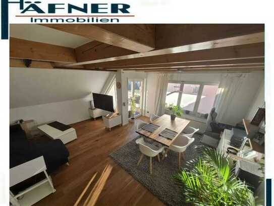 Zentral – Genial ! 4 Zimmer-Galerie-/Maisonette-Wohnung in Asperg