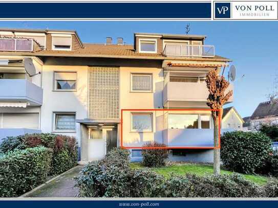 Sanierte Erdgeschoss-Wohnung mit Sonnenbalkon!
