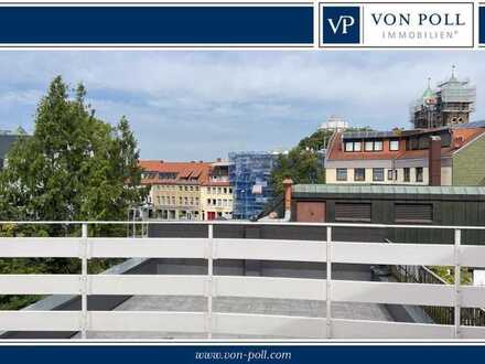 Maisonette Wohnung mit Dachterrasse und zwei weiteren Balkonen