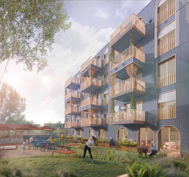 Hybrides Wohnen: kuratiert eingerichtetes Apartment mit Balkon nach Süden