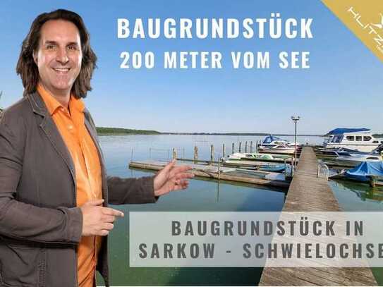 PROVISIONSFREI - 1200m² Baugrundstück in Sarkow am Schwielochsee ca. 200 Meter vom See