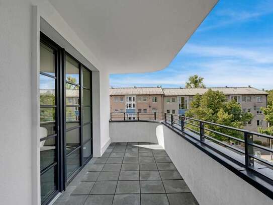 2-Zimmer-Neubauwohnung mit großem Balkon und Einbauküche