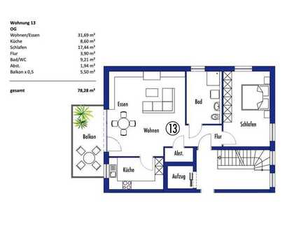 2-Zimmer OG Wohnung 13