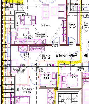 Exklusive, neuwertige 2,5-Zimmer-Dachgeschosswohnung mit Balkon in Borken