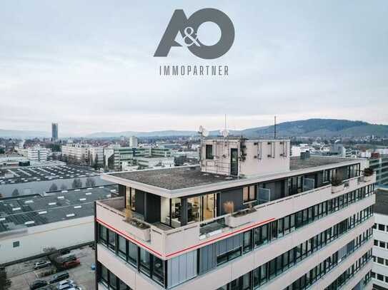 PENTHOUSE BÜROFLÄCHE - Einzigartiger Ausblick mit großer Terrasse in Fellbach