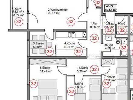 Geschmackvolle EG-Wohnung mit vier Zimmern sowie Balkon und EBK in München