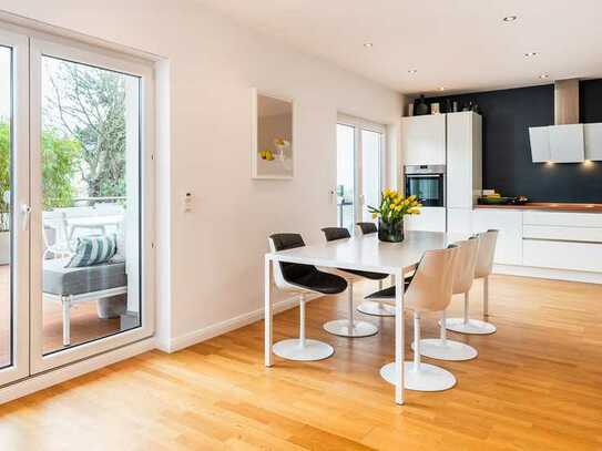 EXKLUSIVES WOHNEN LINDENTHAL * barrierefreie & offen * 34 m² Dachterrasse * Aufzug * EBK