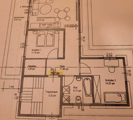 Attraktive 2-Zimmer-Penthouse-Wohnung mit gehobener Innenausstattung mit EBK in Übach-Palenberg