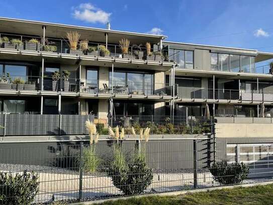 Moderne 3-Zimmer-Erdgeschosswohnung mit Gartenanteil in Langenau