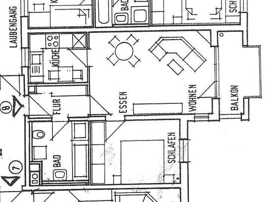 Exklusive 2-Raum-Wohnung mit Balkon, Einbauküche und Carport in Leutkirch im Allgäu