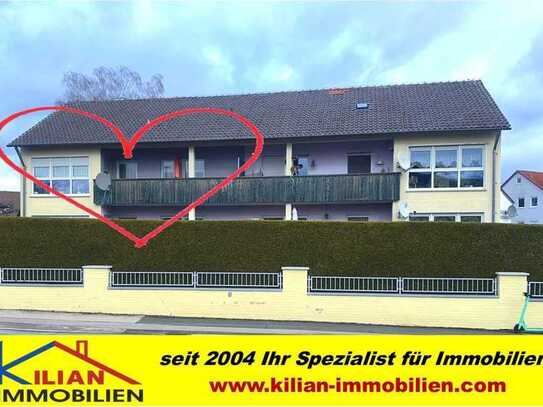 KILIAN IMMOBILIEN! TOP 3 ZI. ETW MIT 75 M² WFL IN SCHWABACH! 1. OG * BALKON * GARTEN * STELLPLATZ!