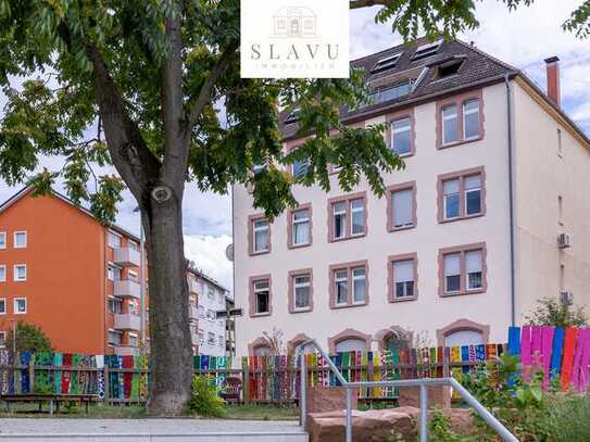 3-Zimmer-Altbauwohnung mit viel Potenzial | Mehrgenerationenspielplatz vor der Tür für Jung und Alt