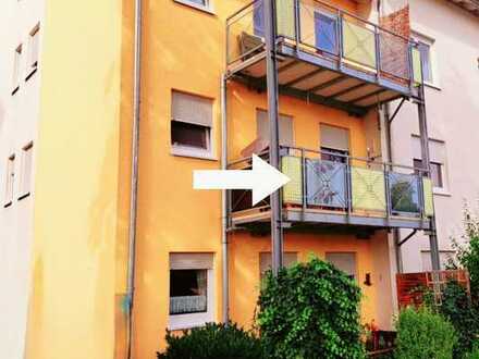 Tolle 2-Zimmer-Wohnung im 1. OG für Senioren in Wertheim. Barrierefrei und mit Aufzug