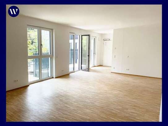 Genießen Sie das Wohnen in dieser modernen 3 Zi.-Neubau-Wohnung! Einbauküche, Aufzug, Balkon,Parkett