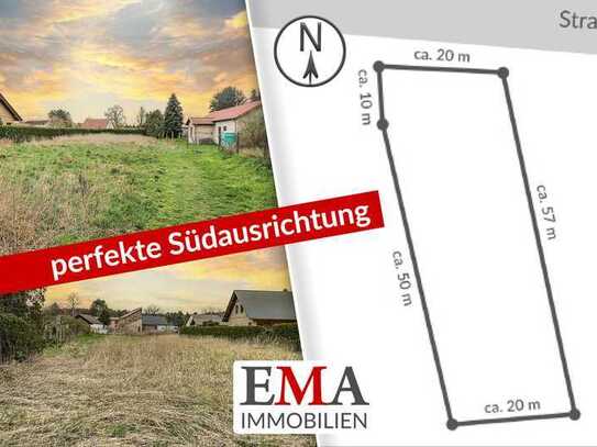 Sonnige Aussichten: Großes Grundstück für ein Ein- bis Zweifamilienhaus