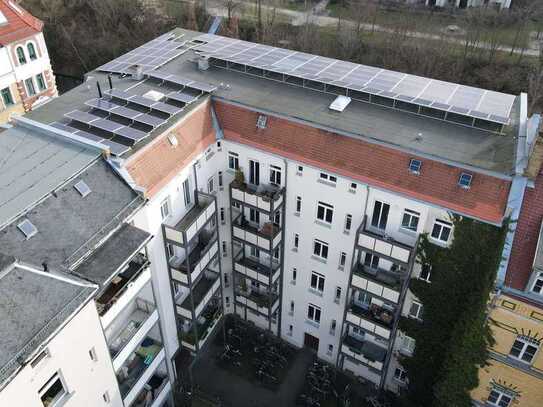 Wohnen direkt am Karl-Heine-Kanal - gemütliche 3-Raumwohnung mit Balkon++