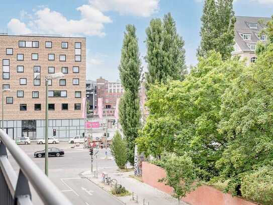 Ideale Single- oder Paar-Wohnung  in Toplage von Friedrichshain an der Media-Spree