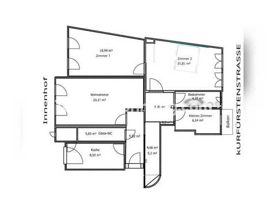 Tauschwohnung: 3,5 Zimmer in ruhiger Lage gegen 5+ Zimmer