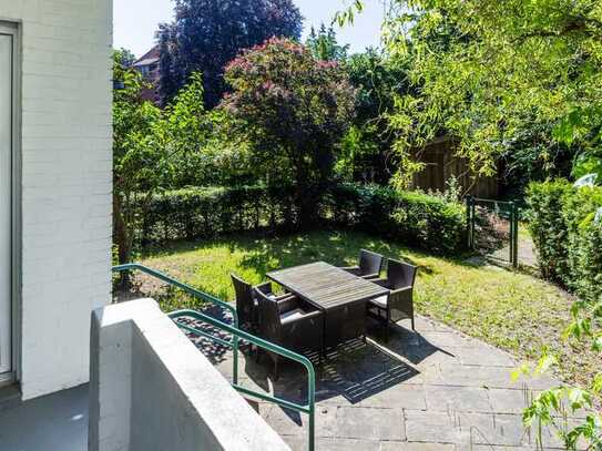 Gartenwohnung mit Schirm, Charme und Melone im schönen Kreuzviertel