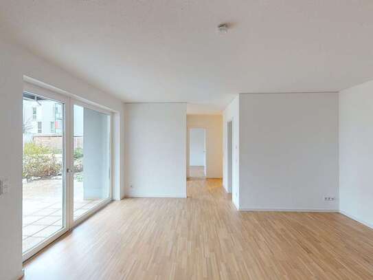 3-Zimmer-Erdgeschosswohnung mit Terrasse und TG-Stellplatz