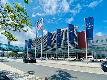 Vakante Mietflächen im Flughafen Terminal